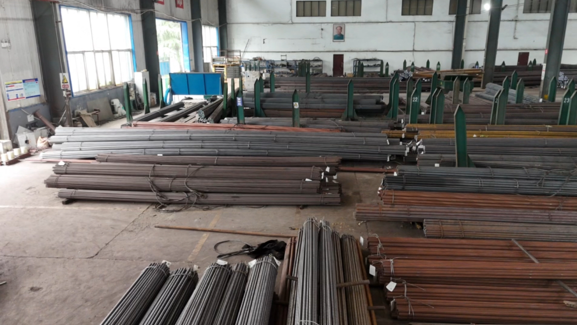 Close-up steel bar tag